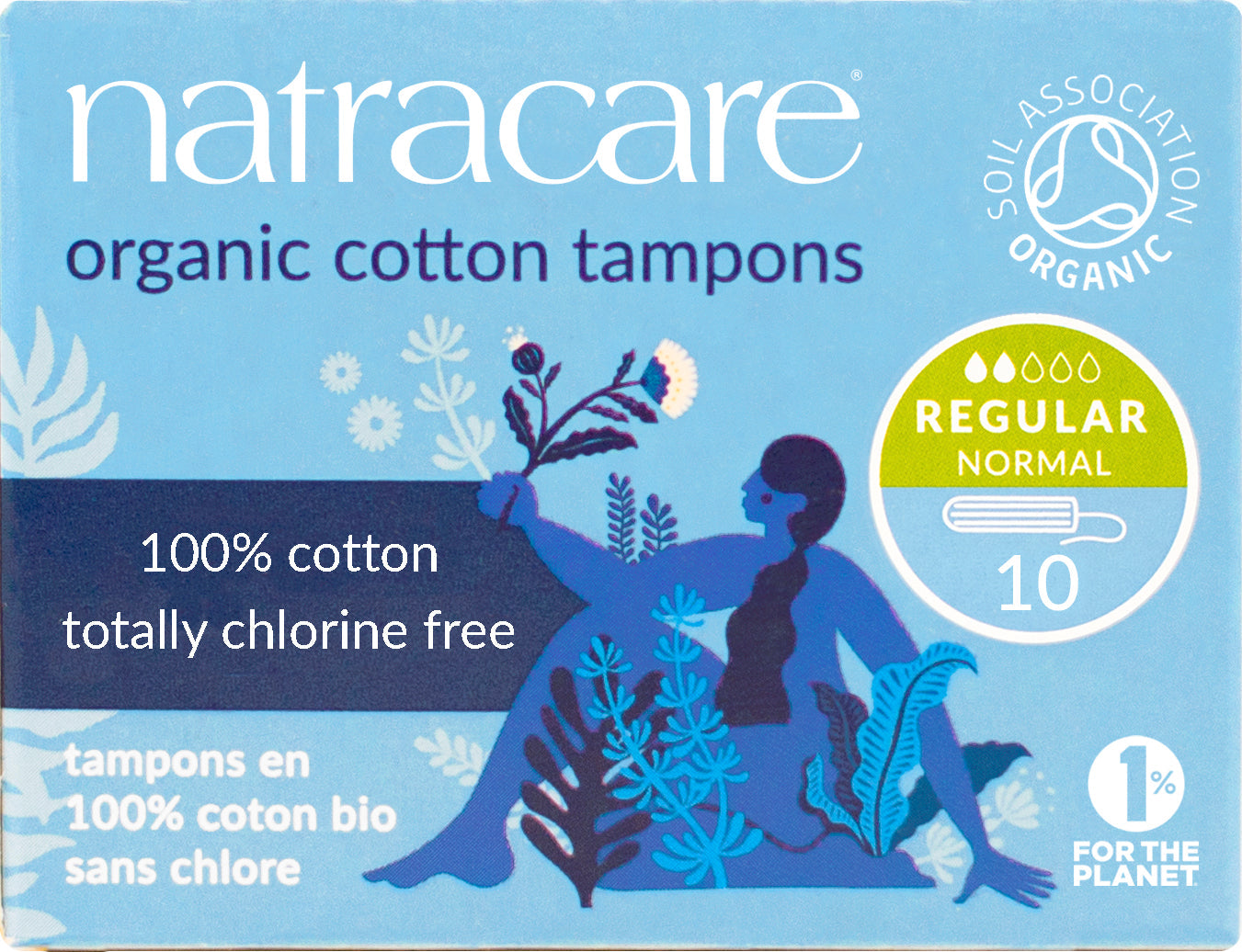 Natracare -- Tampon normal sans applicateur x10