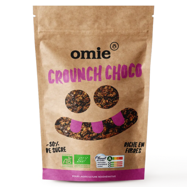 Céréales crounch au chocolat bio (avoine français) - 1