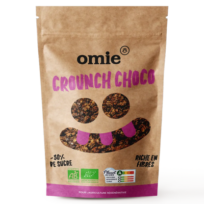 Céréales crounch au chocolat bio (avoine français) - 1