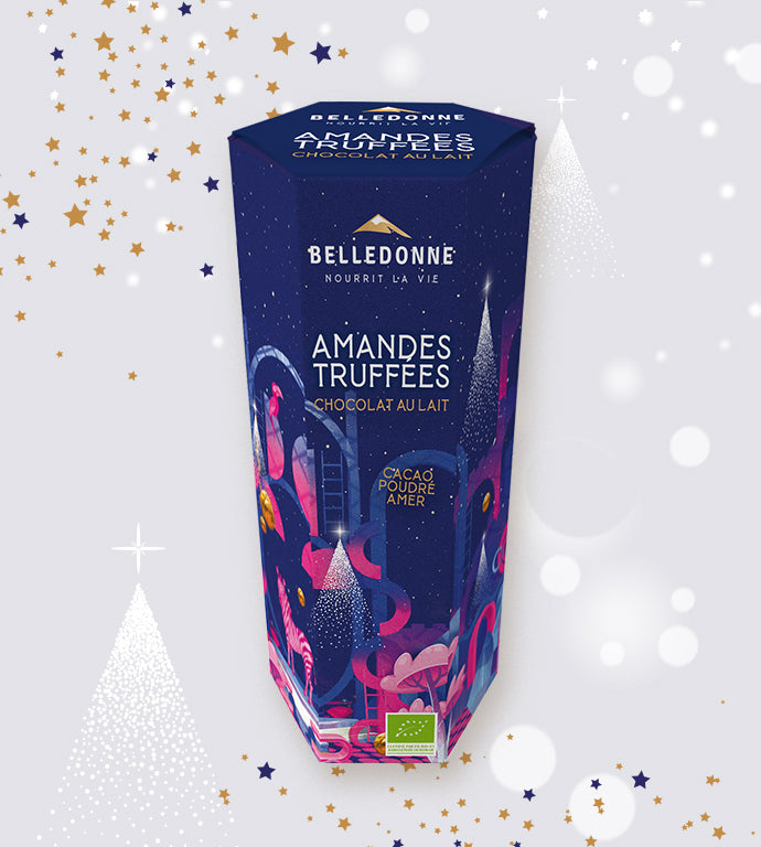 Grain de saveur  tube amandes choc lait truffée bio - 2